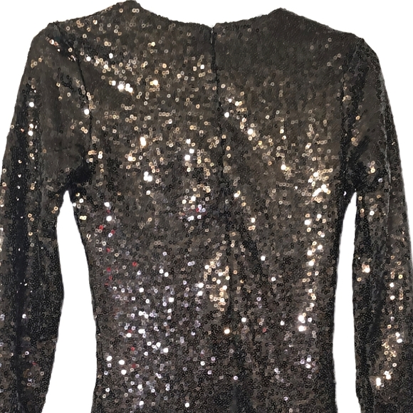 Tipsy Elves Women's Black Sequin Dress - Small - NWT - Picture 5 of 10
